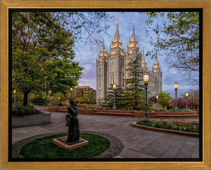 Salt Lake Light Unto my Path Gallery Wrap