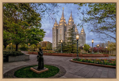 Salt Lake Light Unto my Path Gallery Wrap