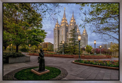 Salt Lake Light Unto my Path Gallery Wrap