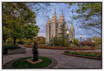 Salt Lake Light Unto my Path Gallery Wrap