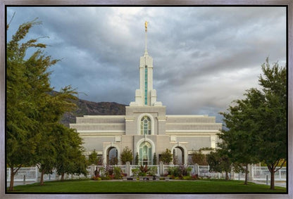 Mt. Timpanogos Summer Rain Gallery Wrap