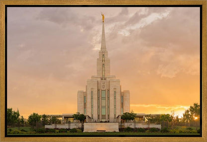 Oquirrh Mountain Sunset Gallery Wrap
