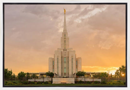 Oquirrh Mountain Sunset Gallery Wrap