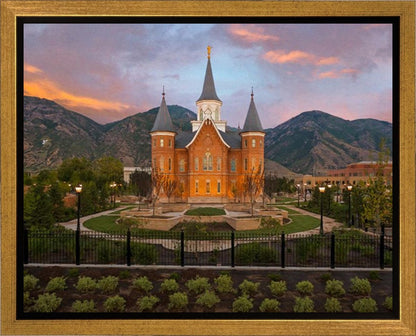 Provo CC Evening Glow Gallery Wrap