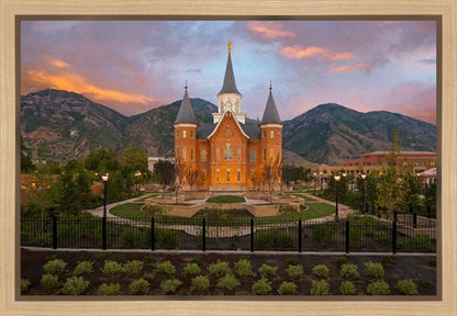 Provo CC Evening Glow Gallery Wrap