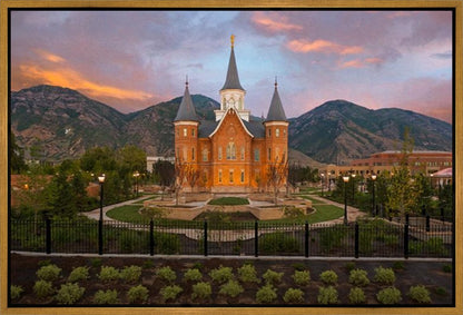 Provo CC Evening Glow Gallery Wrap