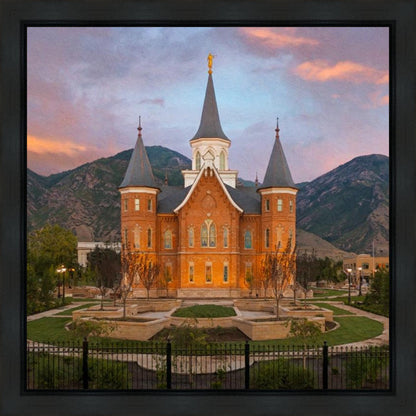 Provo CC Evening Glow Gallery Wrap