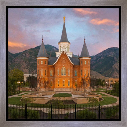 Provo CC Evening Glow Gallery Wrap