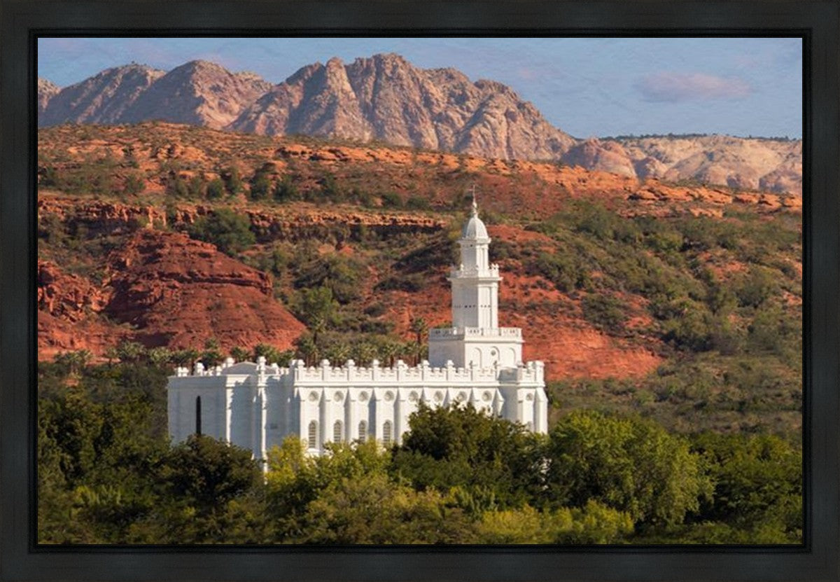 St George Red Cliffs Gallery Wrap