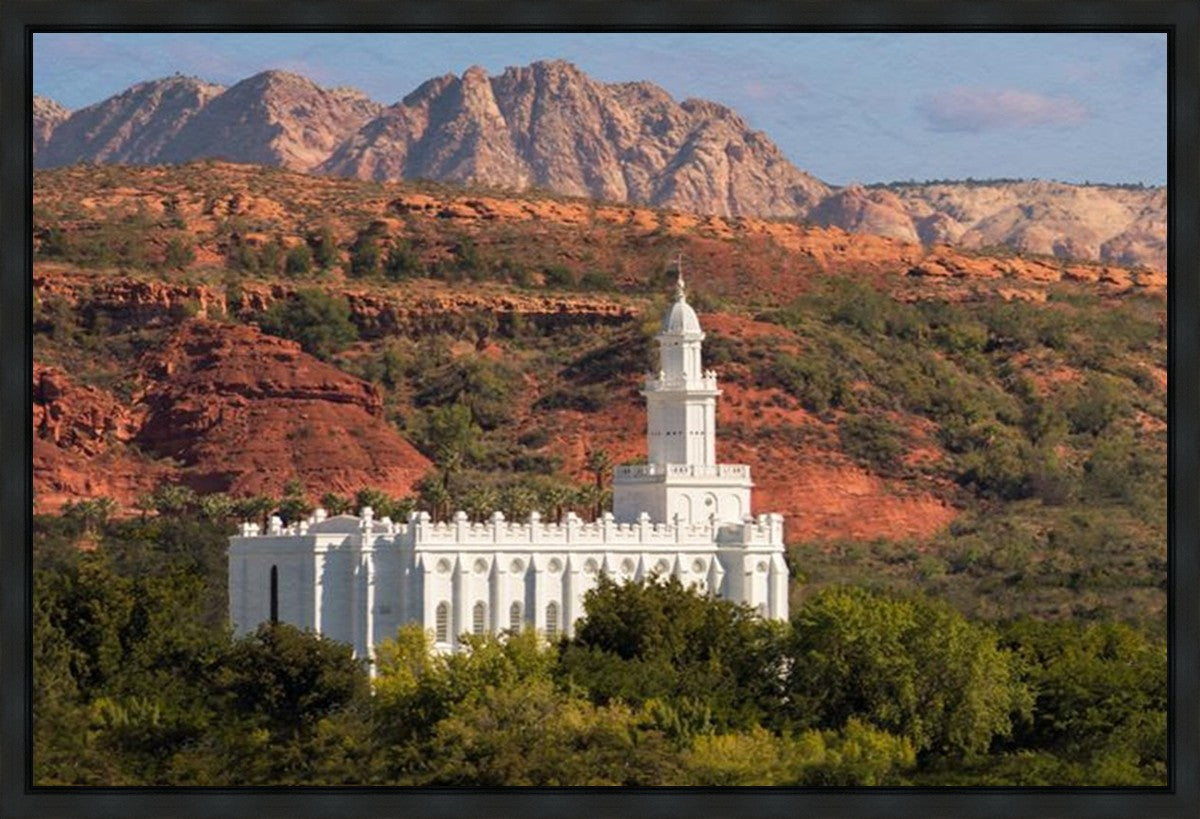 St George Red Cliffs Gallery Wrap