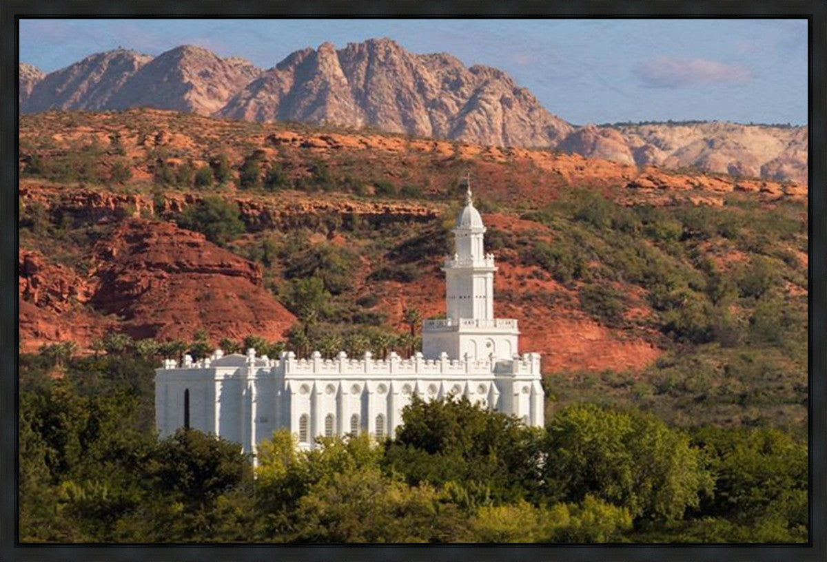 St George Red Cliffs Gallery Wrap
