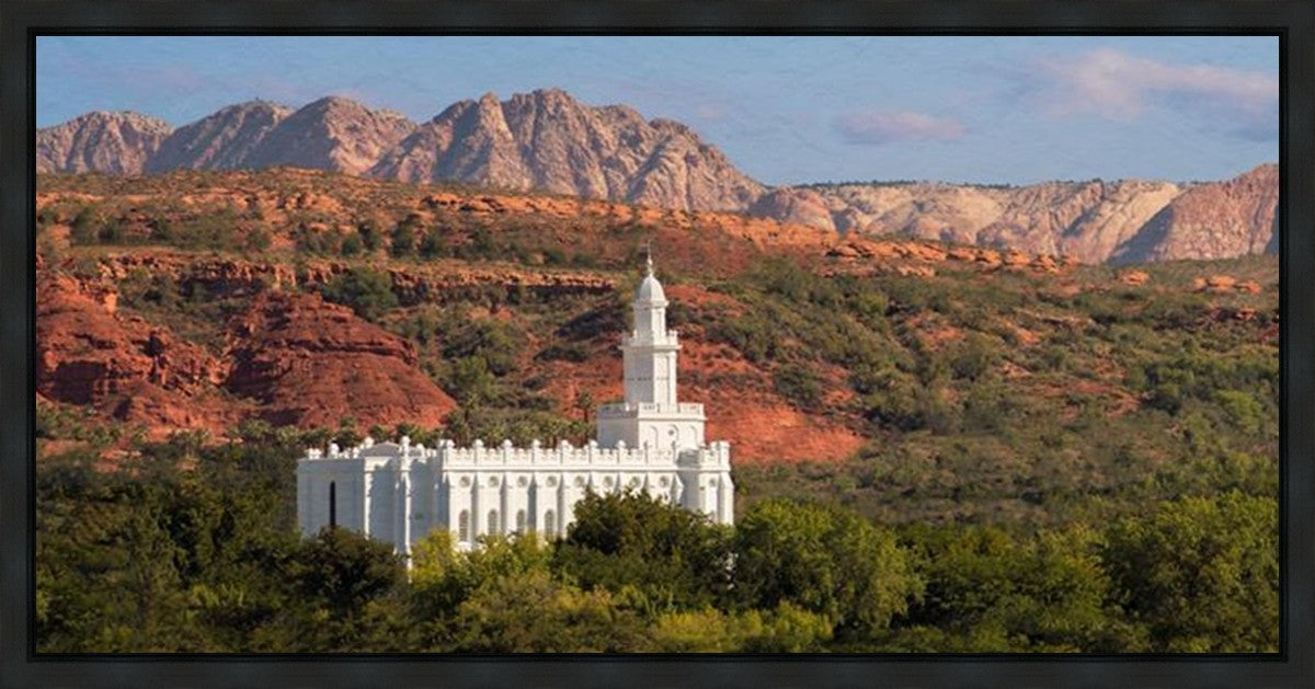 St George Red Cliffs Gallery Wrap