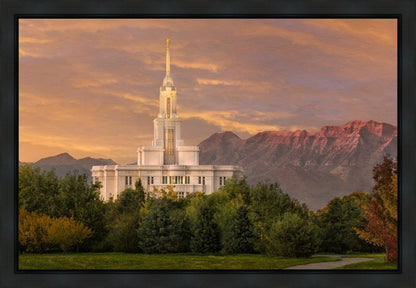 Payson Temple Golden Valley Gallery Wrap