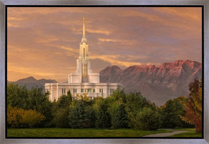 Payson Temple Golden Valley Gallery Wrap