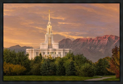 Payson Temple Golden Valley Gallery Wrap