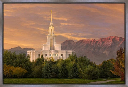 Payson Temple Golden Valley Gallery Wrap