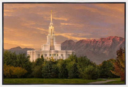 Payson Temple Golden Valley Gallery Wrap