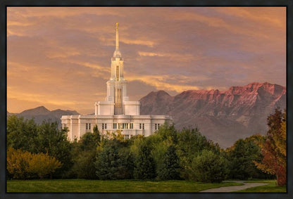 Payson Temple Golden Valley Gallery Wrap