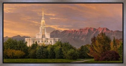 Payson Temple Golden Valley Gallery Wrap