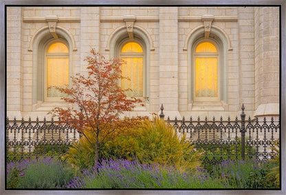 Salt Lake Autumn Detail Gallery Wrap