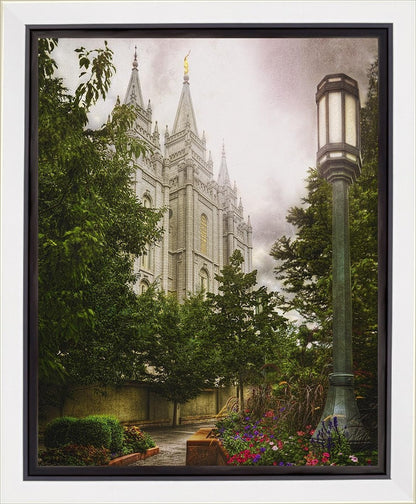 Salt Lake Temple Everglow Gallery Wrap
