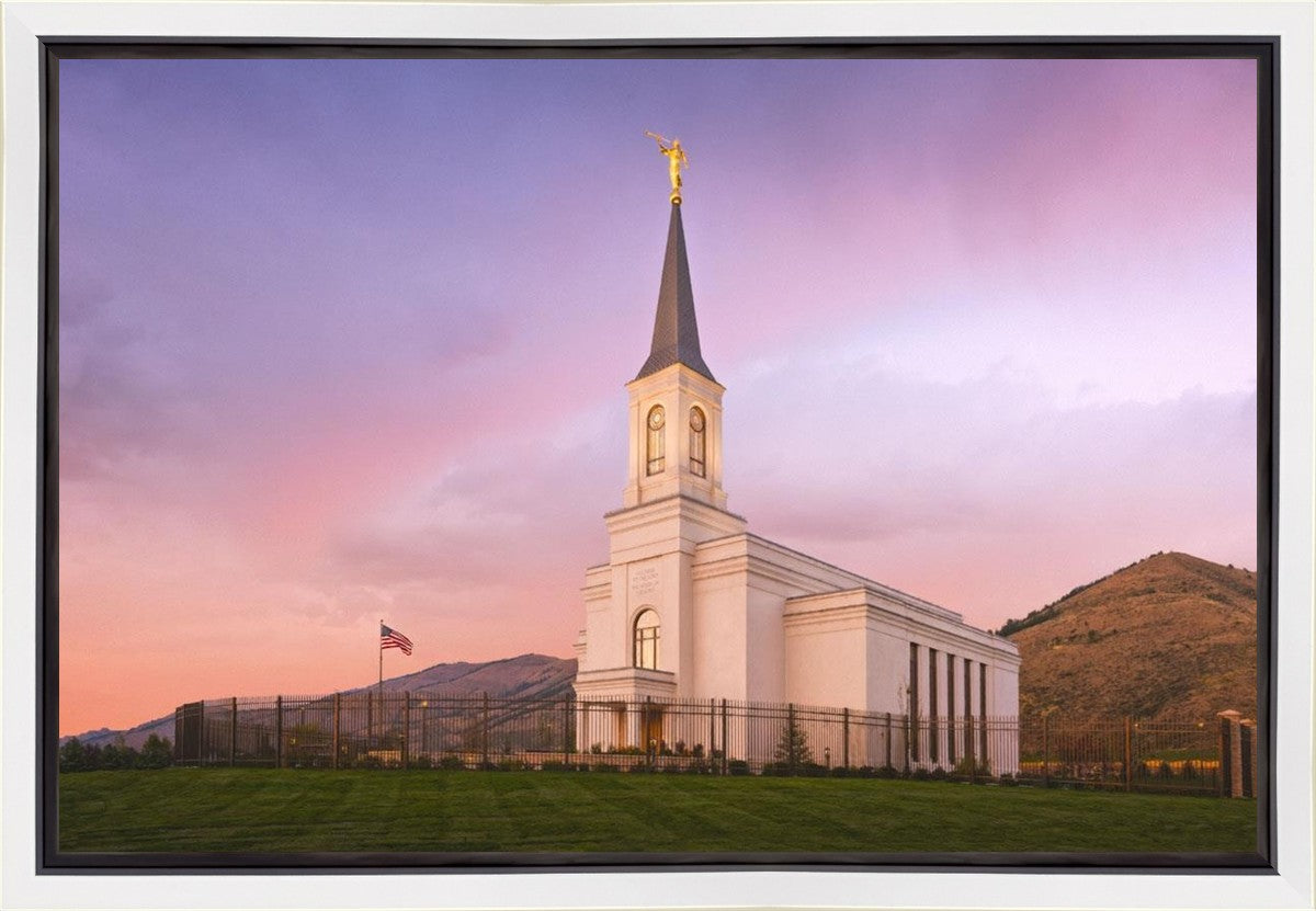 Star Valley Evening Glow Gallery Wrap