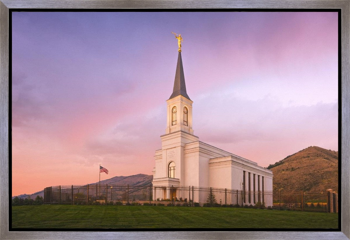 Star Valley Evening Glow Gallery Wrap