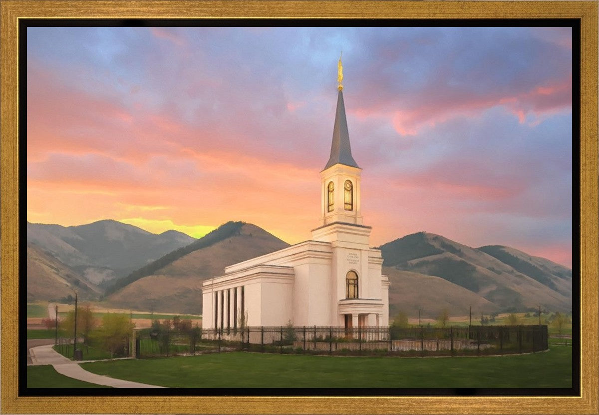 Star Valley Painted Gallery Wrap