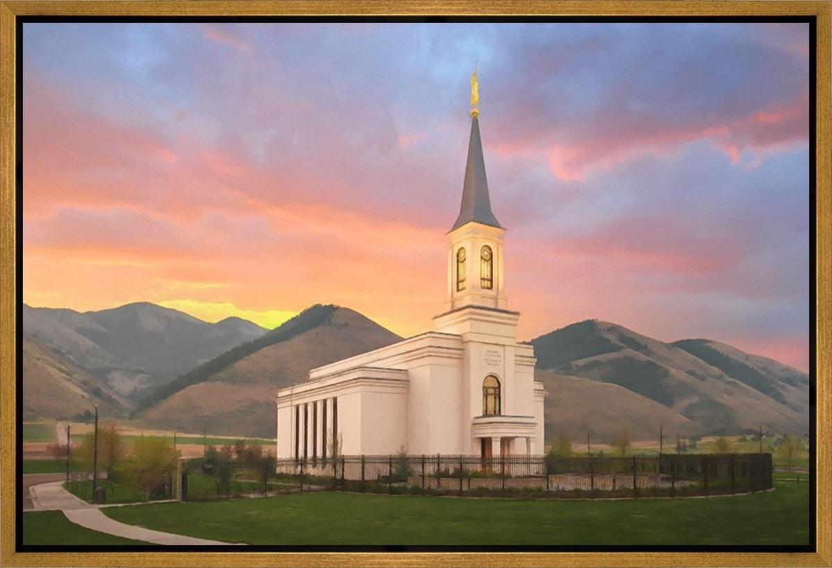 Star Valley Painted Gallery Wrap