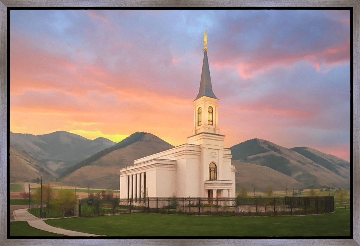 Star Valley Painted Gallery Wrap