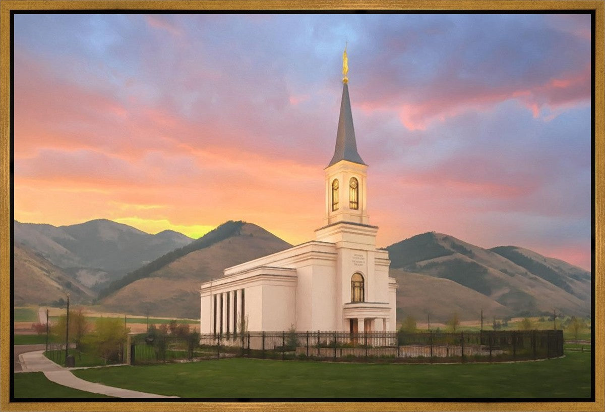 Star Valley Painted Gallery Wrap