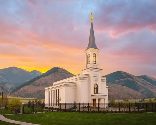 Star Valley Sunrise Gallery Wrap