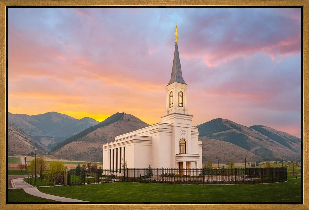 Star Valley Sunrise Gallery Wrap
