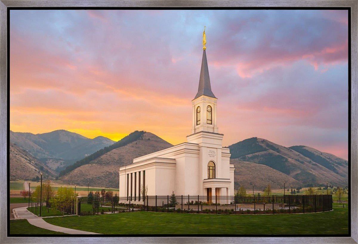 Star Valley Sunrise Gallery Wrap