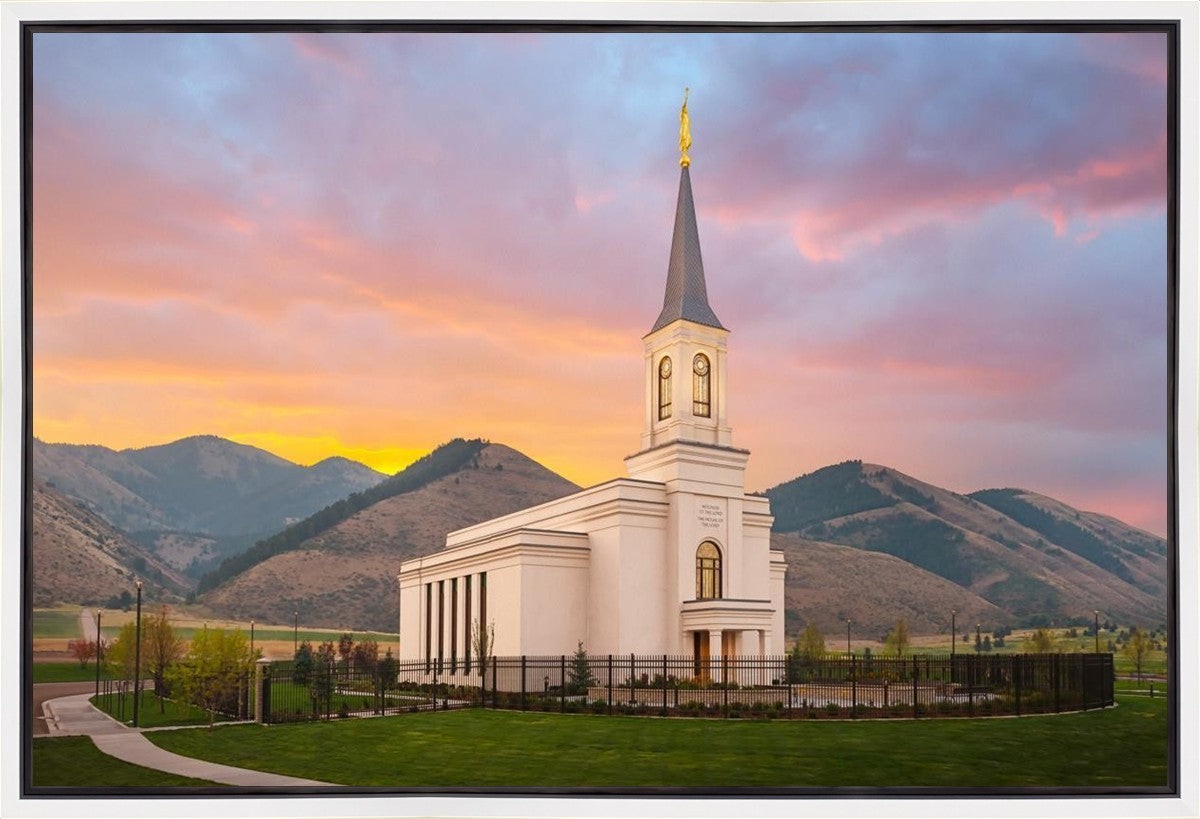 Star Valley Sunrise Gallery Wrap