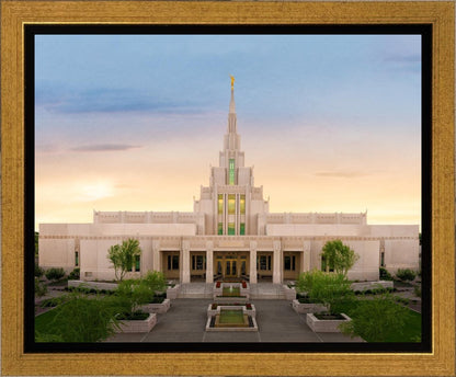 Phoenix Temple First Light Gallery Wrap