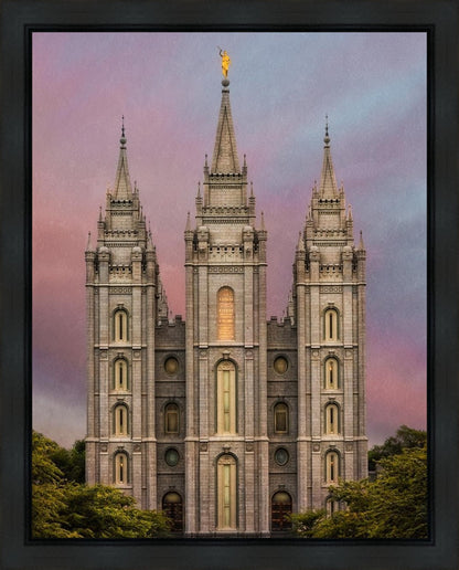 Salt Lake Mountain Of The Lord Gallery Wrap