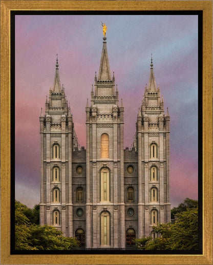 Salt Lake Mountain Of The Lord Gallery Wrap