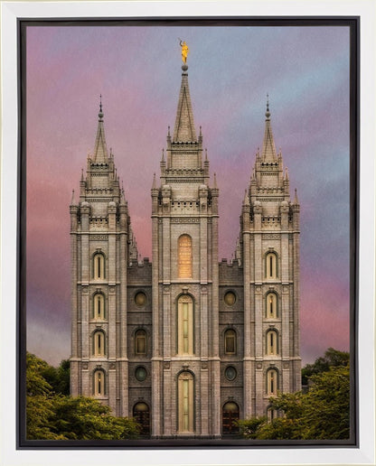 Salt Lake Mountain Of The Lord Gallery Wrap