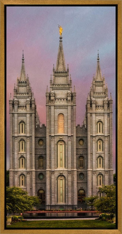 Salt Lake Mountain Of The Lord Gallery Wrap