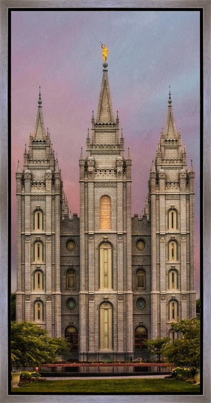 Salt Lake Mountain Of The Lord Gallery Wrap