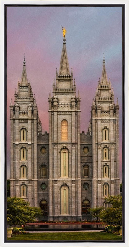 Salt Lake Mountain Of The Lord Gallery Wrap