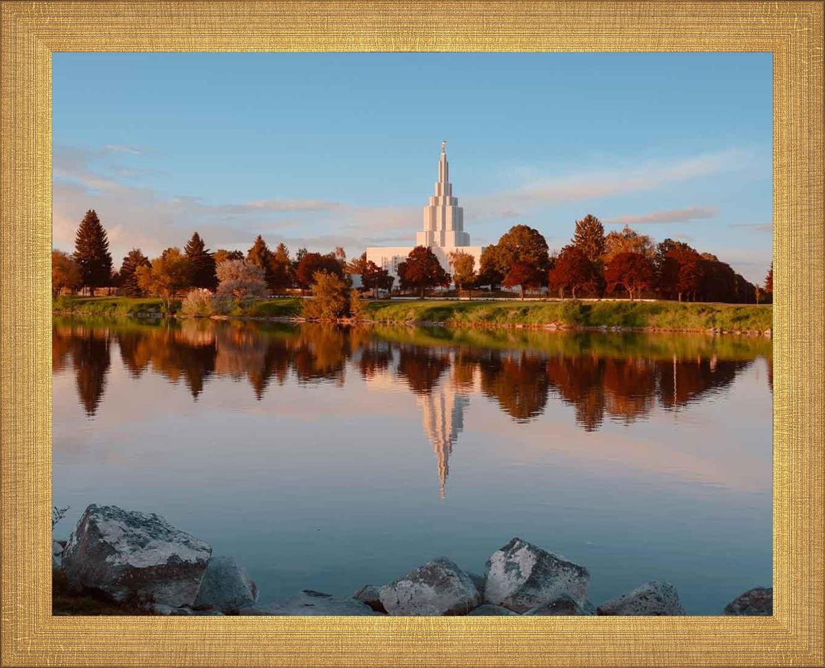 Idaho Falls Sunset on the River