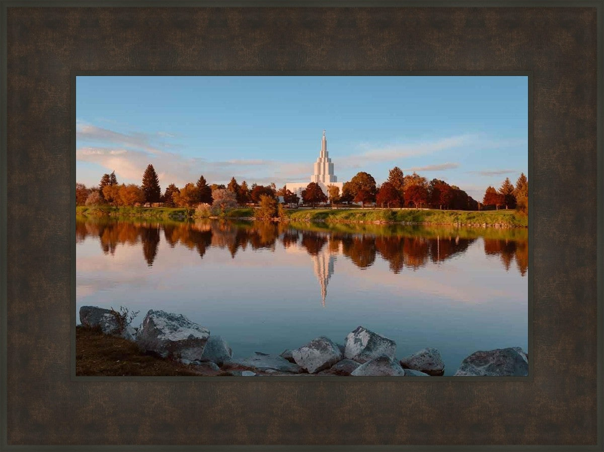 Idaho Falls Sunset on the River
