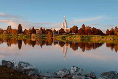 Idaho Falls Sunset on the River