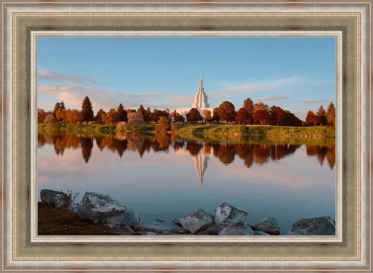 Idaho Falls Sunset on the River