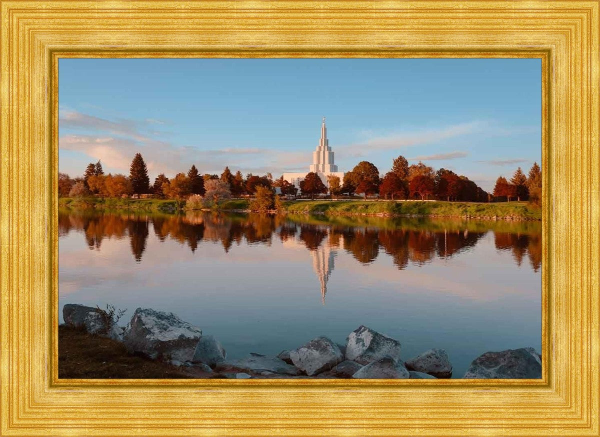Idaho Falls Sunset on the River