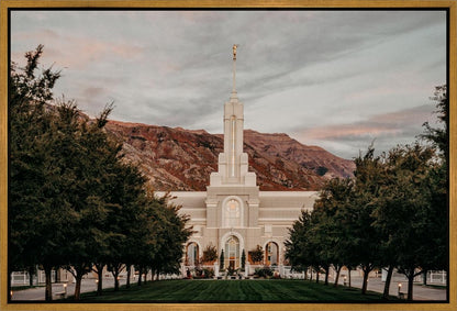 Mount Timpanogos a Firm Foundation Gallery Wrap