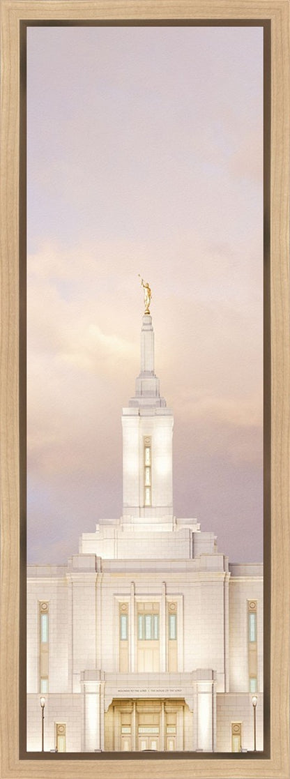Angel Moroni Pocatello Temple Spire Gallery Wrap