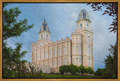 Manti Temple 02 Gallery Wrap